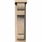 Ekena Millwork New Brighton Smooth Corbel w/Backplate, Douglas Fir, 5 1/2"W x 12"D x 20"H COR06X12X20NEB01SDF - alternate 3